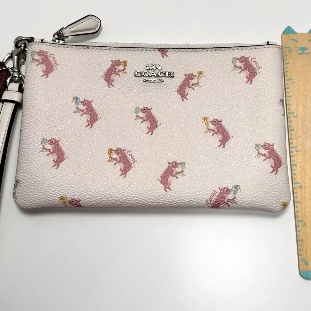 Coach Party Pig Wristlet - NWOT - Picture 3 of 6